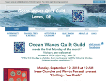Tablet Screenshot of oceanwavesquiltguild.org